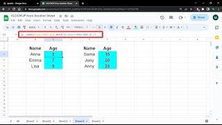 How to VLOOKUP from Another Google Sheet  | Same & Different Spreadsheet