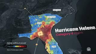 Hurricane Helene made landfall on Florida's northwestern coast as a Category 4 storm