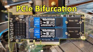 Dual NVMe Expansion Card, PCIe Bifurcation Explained on a Supermicro Motherboard