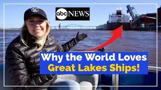 Why the World Loves Great Lakes Ships | ABC News