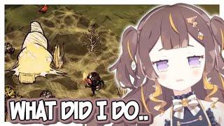 Anya burns Shiori's den by mistake. [Hololive ID]