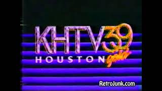 KHTV, Now KIAH (Independent, Now The CW) Station ID 1984 "Houston Gold"