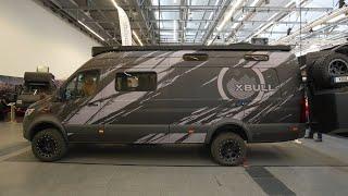 MEGA 4x4 Sprinter Wohnmobil als längster Campervan 2025 XBULL 7m 2024. 7 Männer zeigen wie`s geht ️