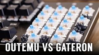 Mechanical Switch Comparison: Outemu Blue vs. Gateron Blue