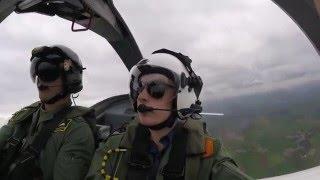 Aerobatics At RAF Linton | Tutor G-BYWA