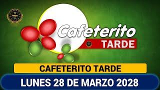 EL CAFETERITO TARDE Resultado del LUNES 28 de marzo de 2022 NÚMERO GANADOR 