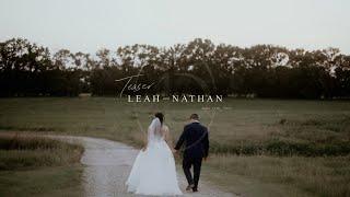 Wedding Teaser | Leah + Nathan | Kansas Wedding Videographer