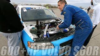 Fastest Volvo in Middle East Europe! 600+HP Volvo S60R AWD drag race