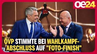 NR-Wahl: ÖVP stimmte bei Wahlkampfabschluss auf "Foto-Finish"