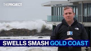 Huge Swell Hits Gold Coast Ahead Of Cyclone Alfred