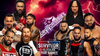 Team Roman Reigns Vs Team Solo Sikoa WWE Survivor Series Bloodline War Games 2024 Full Match