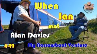 When Ian met Alan Davies from My Narrowboat Venture