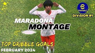 PRO PLAYER MARADONA SKILLS | EFOOTBALL 2024 MOBILE - 7evils -