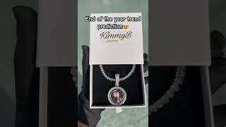 The perfect giftwho would you put on a pendant? #custompendant #icedout #kimmybjewelry #viral