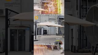 Modello K: resistenza al vento fino a 90 km/h!  #OmbrellificioVeneto #WindResistant #Outdoor