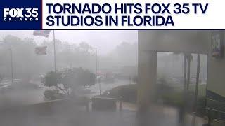 Video: Tornado hits FOX 35 TV Studios in Florida