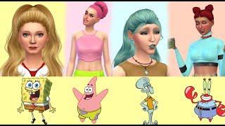 Sims 4 SpongeBob SquarePants versi cewek | Creat A Sims | Sims 4 Indonesia