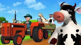 Old MacDonald Had A Farm Animal Sounds Song - Kids Songs & Nursery Rhymes For Children