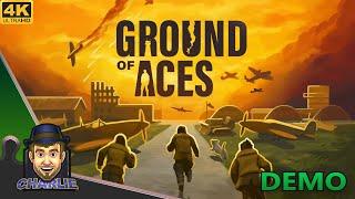 BUILD AND OPERATE A MILITARY AIRFIELD - Ground of Aces Demo Gameplay