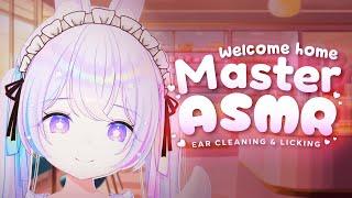 Maid Comforts & Helps You Sleep 【ASMR SR3D】【Ear Cleaning & Licking】