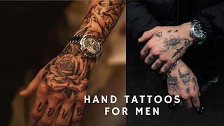 Hand tattoos for men | tattoos for men | men's tattoo | tattoo ideas | arm tattoo | men's fashion