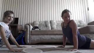 Roses in My GardenYoga Challenge Girls Gymnastics‍️Pavlina & Yaroslava -We are doing Stretching