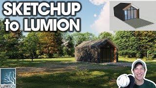 Lumion Photorealistic Rendering from SketchUp Model (EP 1) - Modeling and Importing from SketchUp