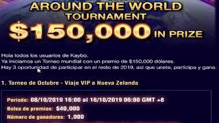 ¡$150.000 en premios en Kaybo Casino World Tournament!