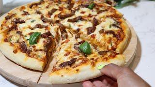 STEAK PIZZA | PIZZA RECIPE | HOW TO MAKE PIZZA