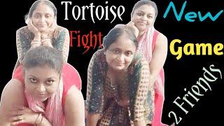 Two Friends Funny Game || Tortoise Fight Challenge || @monsuniquevlog3528