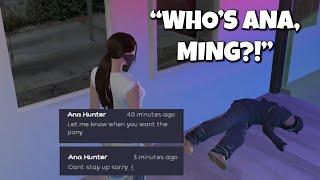 Fanny goes full blown CRAZY GF when Ming TEXTS another GIRL! | Fanfan | NoPixel | GTA RP