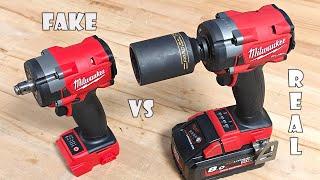 Aliexpress Fake Milwaukee vs Genuine Milwaukee Impact Wrench