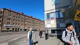 Gothenburg Sweden Walk from Öderlingska Trädgården to the view Stigbergstorget 4k