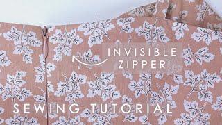 Invisible Zipper DETAILED Sewing Tutorial | My Secrets of Perfect Installing With Facing