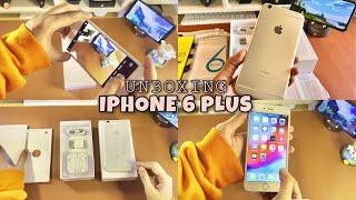 iPhone 6 Plus Unboxing 2022 | *aesthetic*  ( camera, video, sound test)