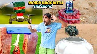 Trying 10 Weird HACK WITH Crackers