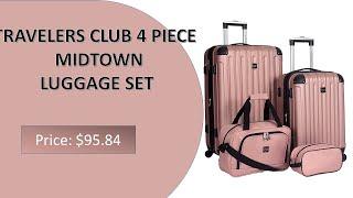 Travelers Club 4 Piece Midtown Luggage Set #short