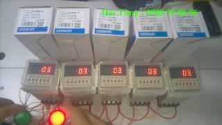 Timer omron dh48s-s, Relay thời gian omron dh48s-s, Hướng Dẫn Sử Dụng Role Thời Gian.