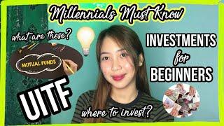 MILLENNIAL START UP INVESTMENTS *mutual fund and uitf for beginners* (PHILIPPINES)