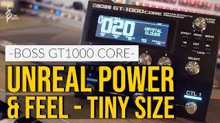 INCREDIBLE POWER & FEEL - CRAZY SMALL SIZE | Boss GT-1000 Core | TOM QUAYLE