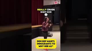 Democrat Wants Immigrants To Wipe Her As*   #trending  #america #shorts