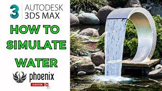 An easy way to create a water fountain in 3ds max