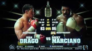 Fight Night Round 4 Rocky Balboa vs Ivan Drago pt.1