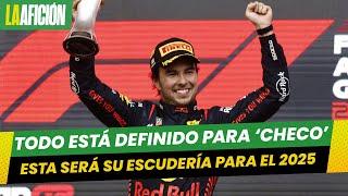 'Checo' Pérez ya tiene escudería para la temporada 2025 de F1