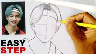 BTS V Kim Taehyung pencil drawing  // BTS army