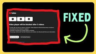 How to Fix Video Player Will Be Blocked After 3 Videos in Google Chrome on Windows 11