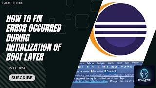 How to fix Error Occurred During Initialization of Boot Layer Java Eclipse 2024