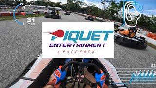 Driving Rental Karts! Piquet Race Park Highlights!