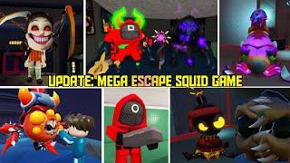 Roblox SPEEDRUN UPDATE Mega Escape Squid Game Obby Full walkthrough