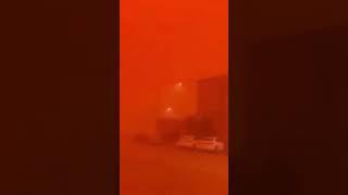 Horrible Red storm!!!! #viral #shorts